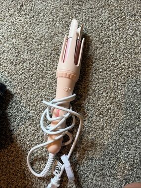 Peach 3-in-1 Automatic Hair Curler - Unbranded